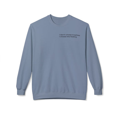 NISMO GT-R Illustration Crewneck Sweatshirt — "I don't chase trophies, I chase the feeling"