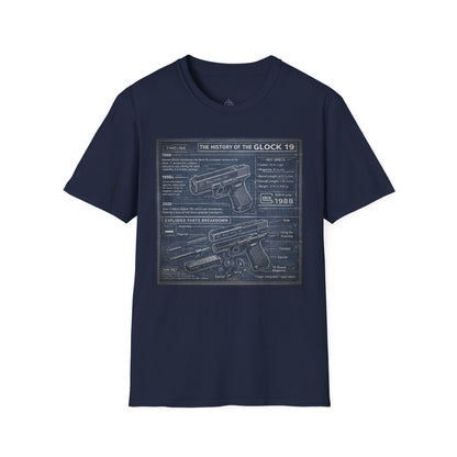 Glock 19 Blueprint T-Shirt