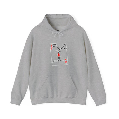 Ace of Diamonds Minimalist Hoodie