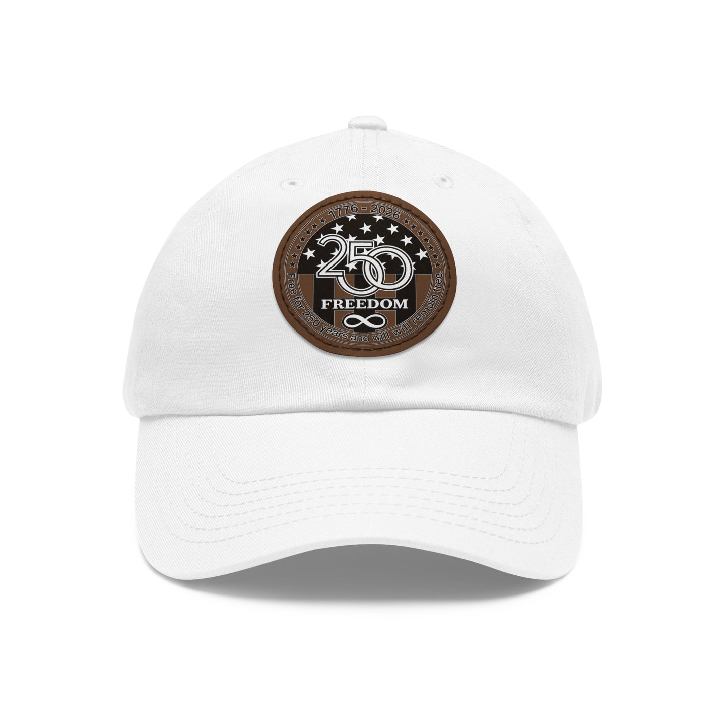 Freedom 250 Leather Patch Dad Hat