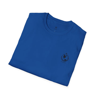 Helldriver Lucy Liberty T-Shirt — Retro Watersport Illustration ("Live Fast, Stay Salty")