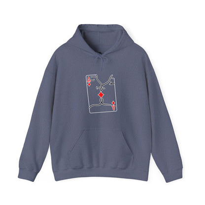 Ace of Diamonds Minimalist Hoodie