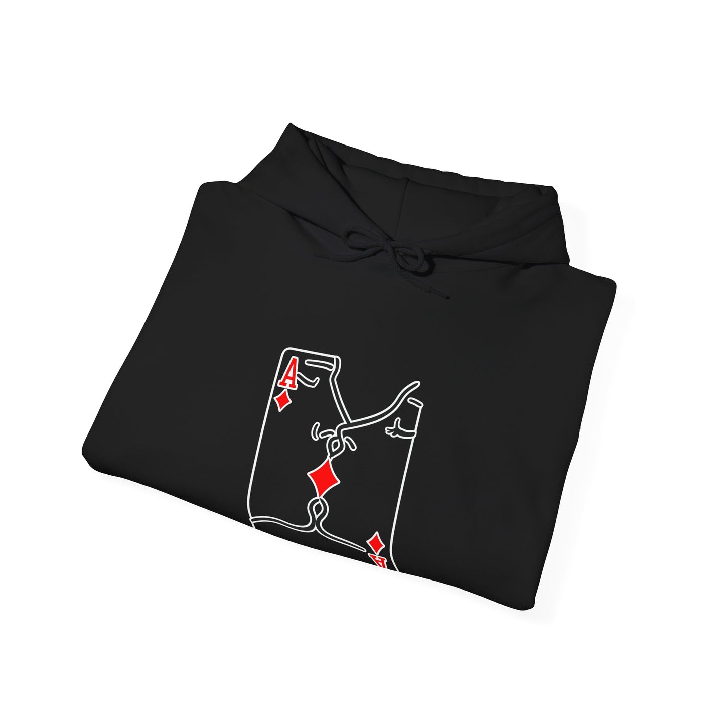 Ace of Diamonds Minimalist Hoodie