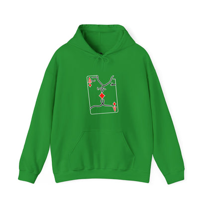 Ace of Diamonds Minimalist Hoodie