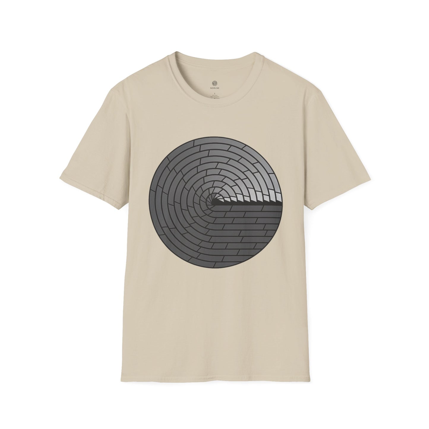 Minimal Circular Brick T-Shirt