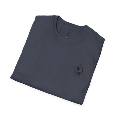 Helldriver Lucy Liberty T-Shirt — Retro Watersport Illustration ("Live Fast, Stay Salty")
