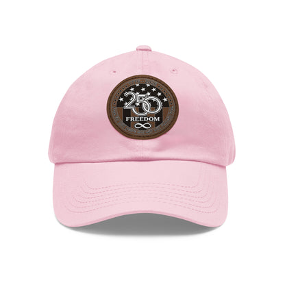 Freedom 250 Leather Patch Dad Hat