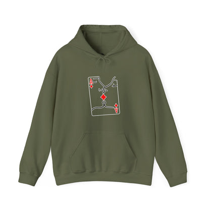 Ace of Diamonds Minimalist Hoodie