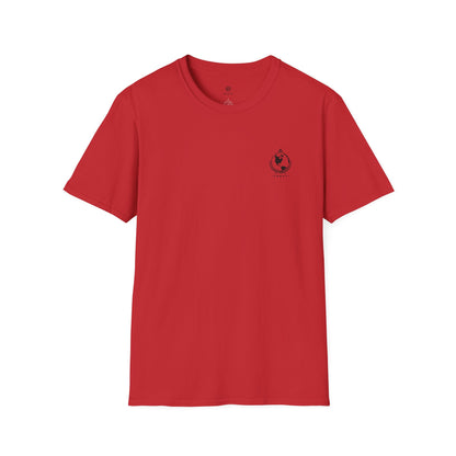 Helldriver Lucy Liberty T-Shirt — Retro Watersport Illustration ("Live Fast, Stay Salty")
