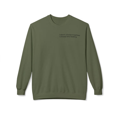 NISMO GT-R Illustration Crewneck Sweatshirt — "I don't chase trophies, I chase the feeling"