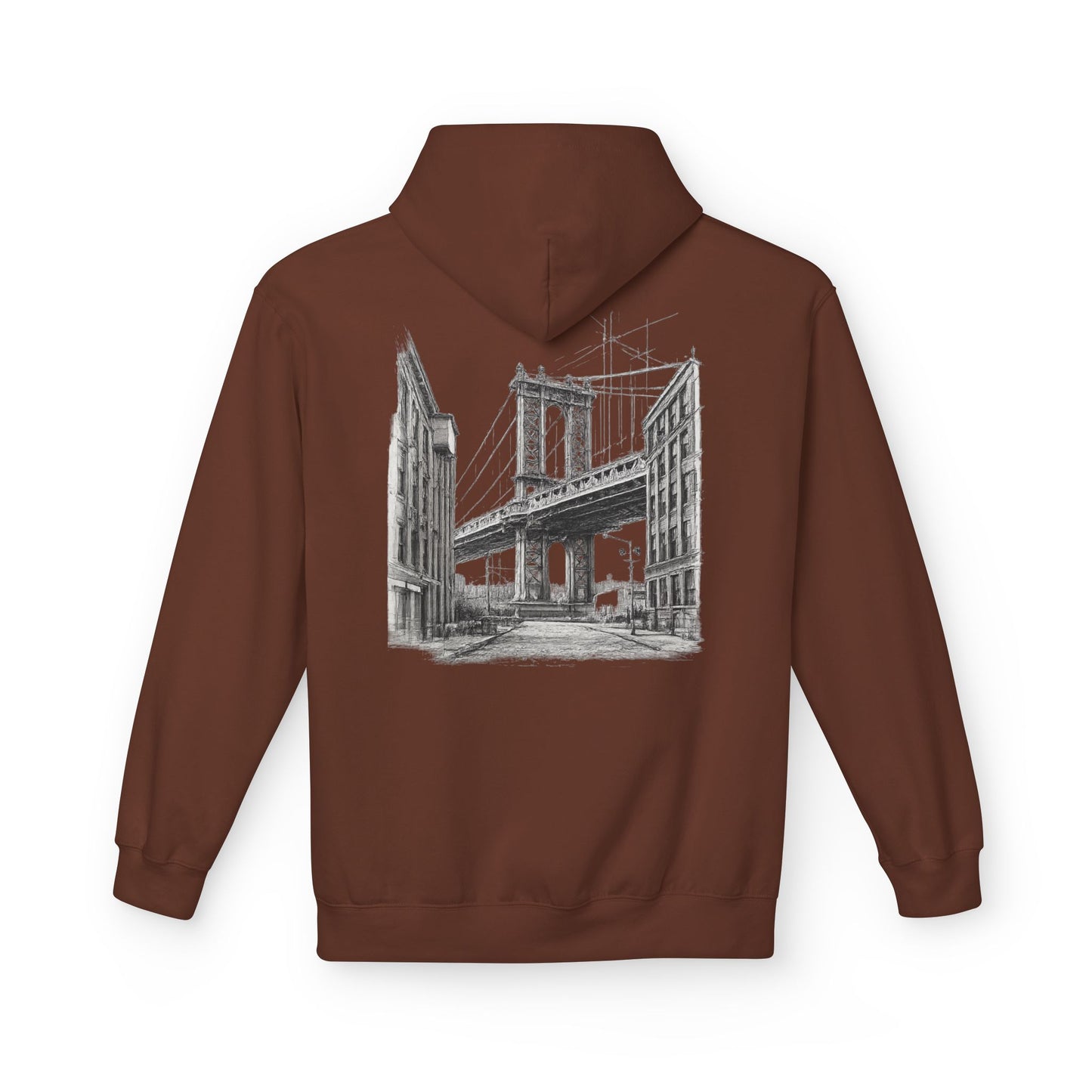 Brooklyn Bridge Sketch Hoodie
