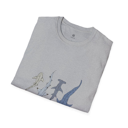 Shark Silhouette Tee - Coastal Ocean Wildlife Graphic T-Shirt
