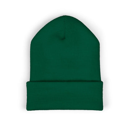 Daisy Embroidered Cuffed Beanie