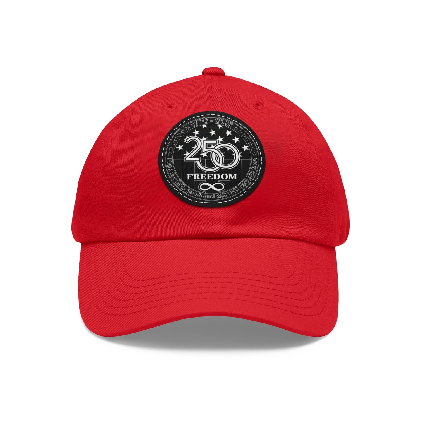 Freedom 250 Leather Patch Dad Hat