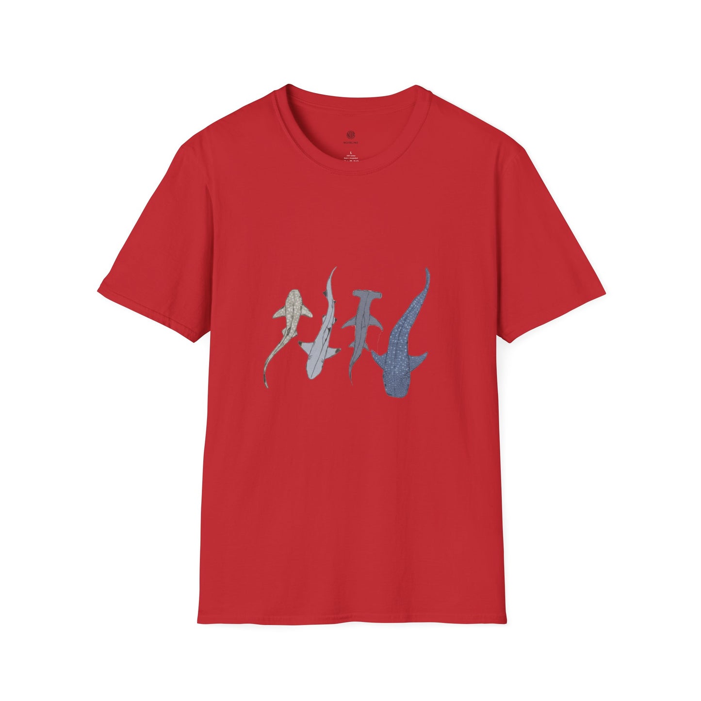 Shark Silhouette Tee - Coastal Ocean Wildlife Graphic T-Shirt