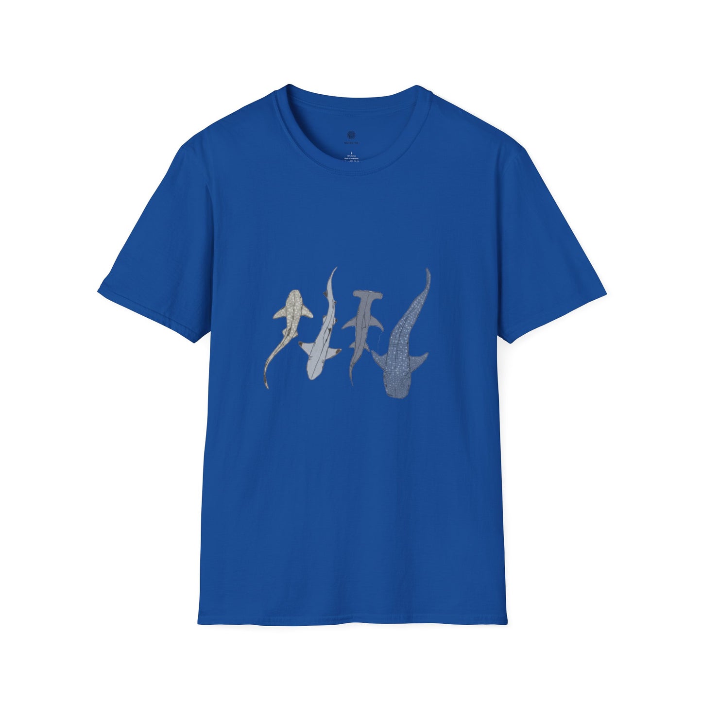 Shark Silhouette Tee - Coastal Ocean Wildlife Graphic T-Shirt