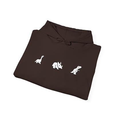 Minimal Dinosaur Trio Hoodie