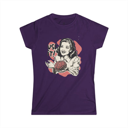 Women's Tee — Retro 'Use It!' Knitting Graphic T-Shirt