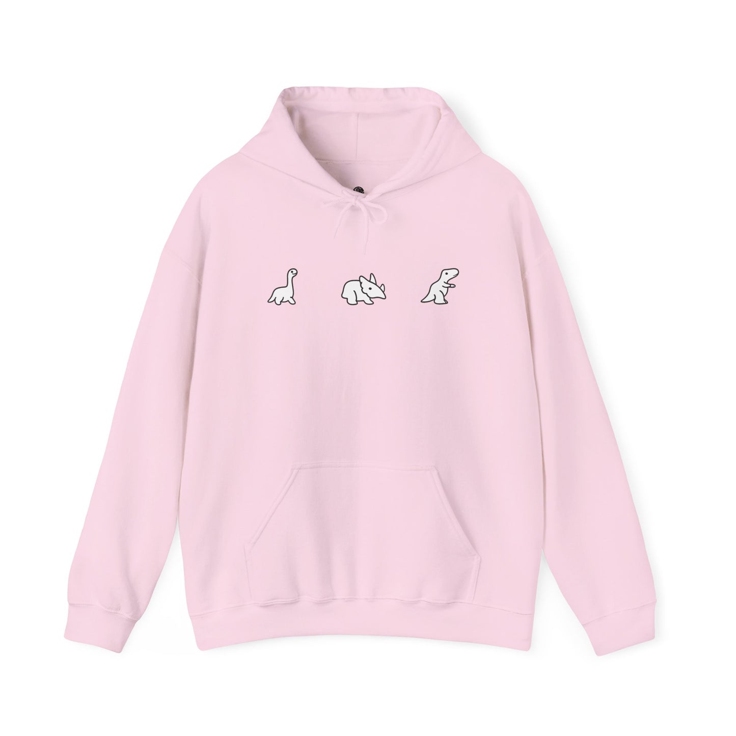Minimal Dinosaur Trio Hoodie