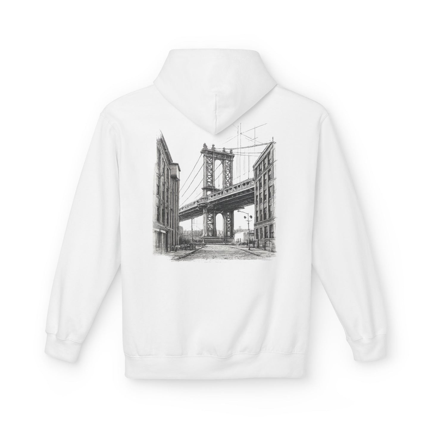 Brooklyn Bridge Sketch Hoodie