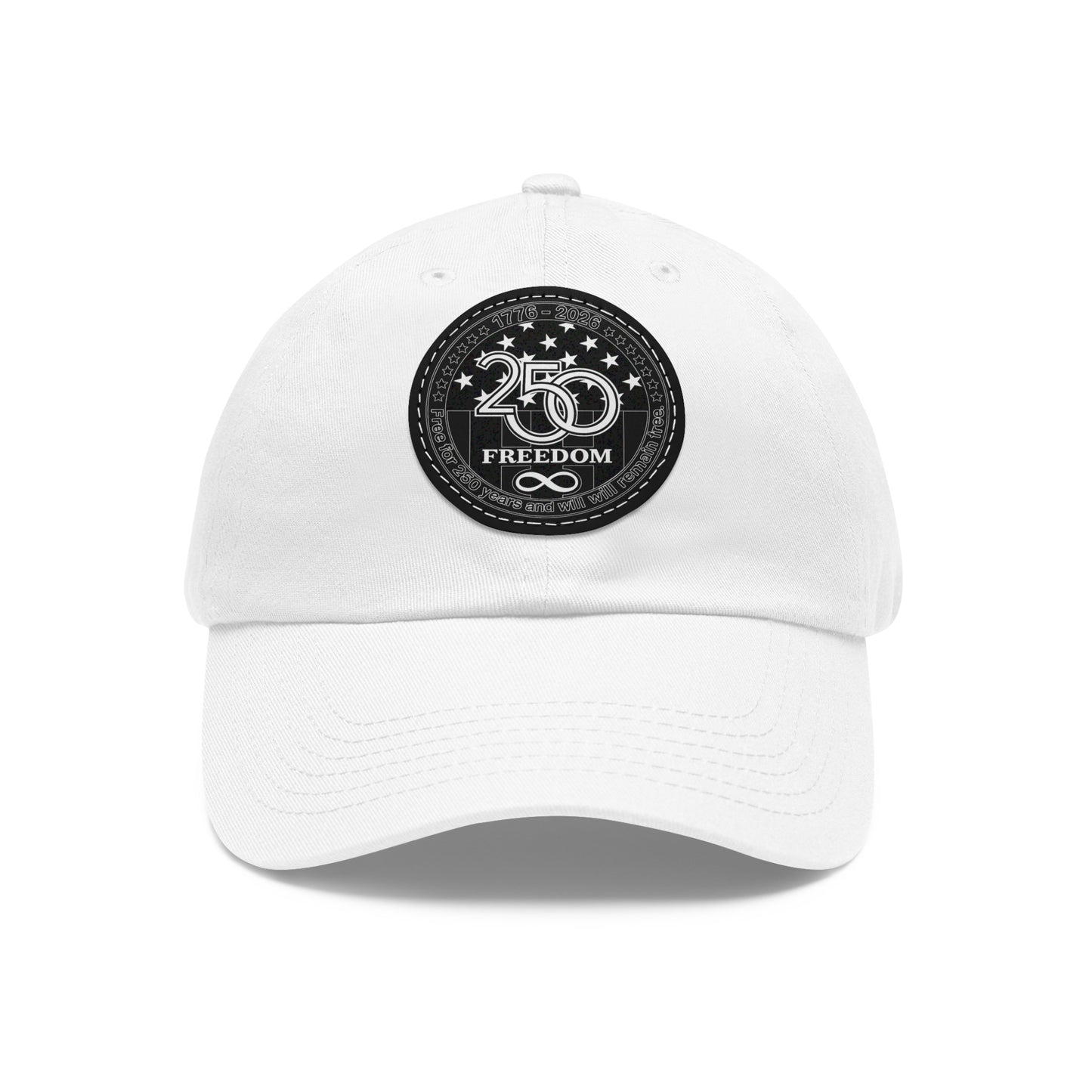 Freedom 250 Leather Patch Dad Hat