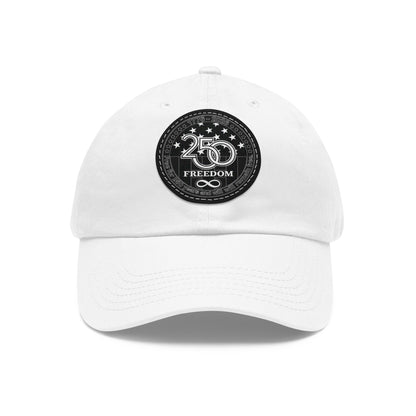 Freedom 250 Leather Patch Dad Hat