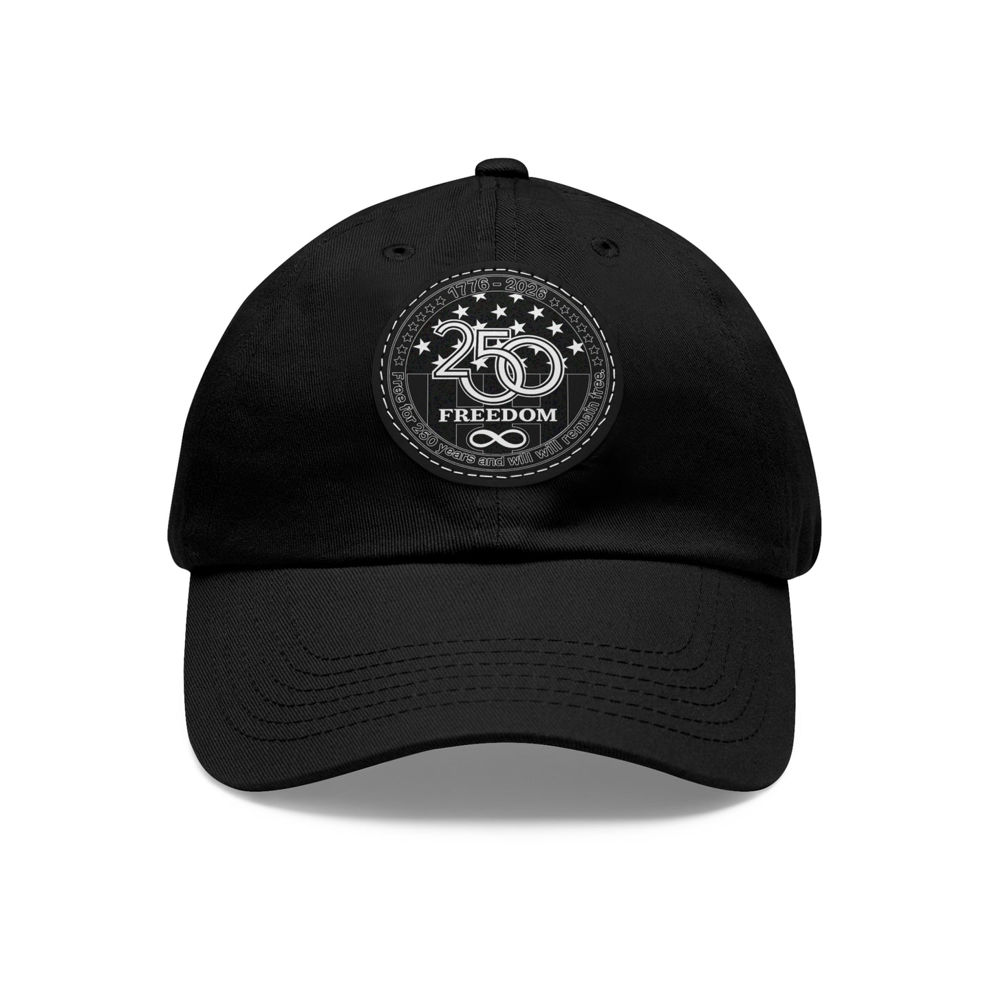 Freedom 250 Leather Patch Dad Hat
