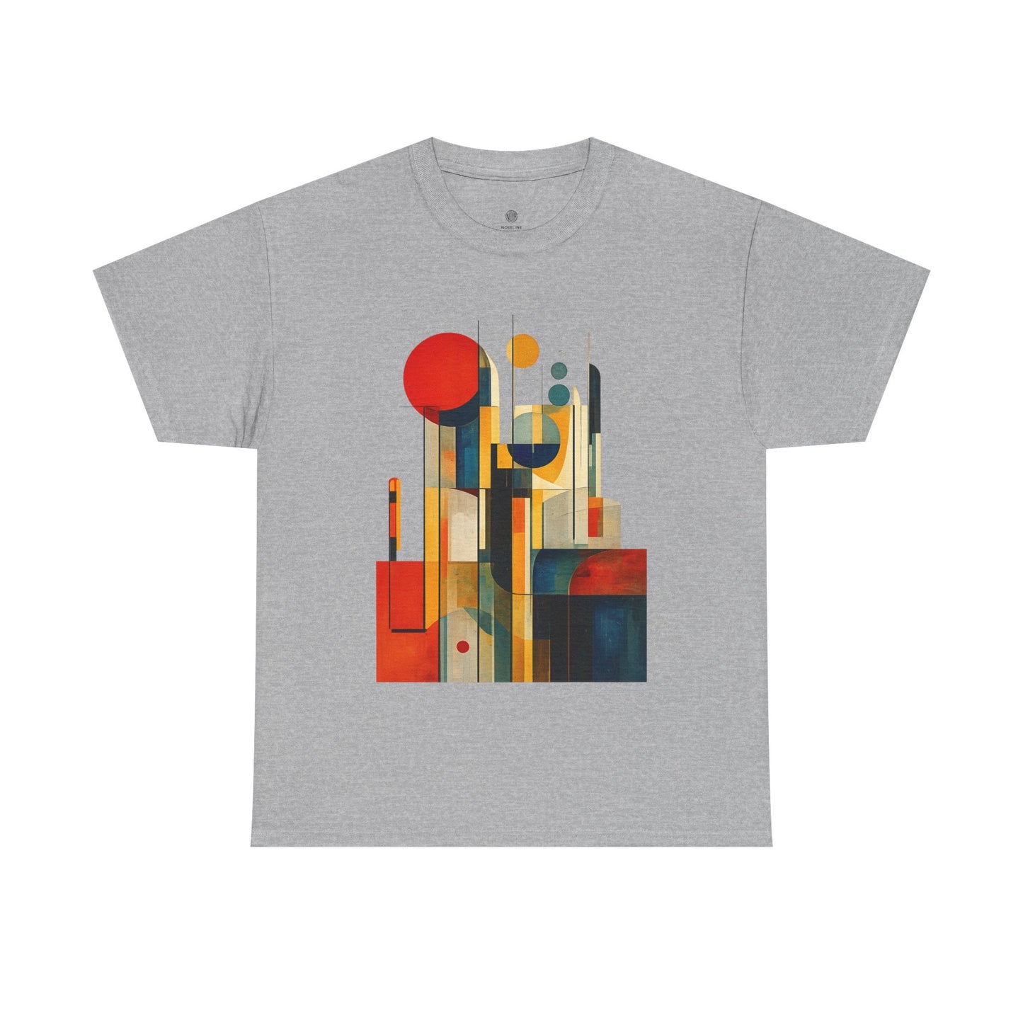 Abstract Geometric Cityscape T-Shirt