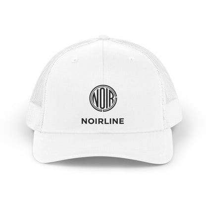 Retro Trucker Hat — NoirLine Embroidered Mesh Cap