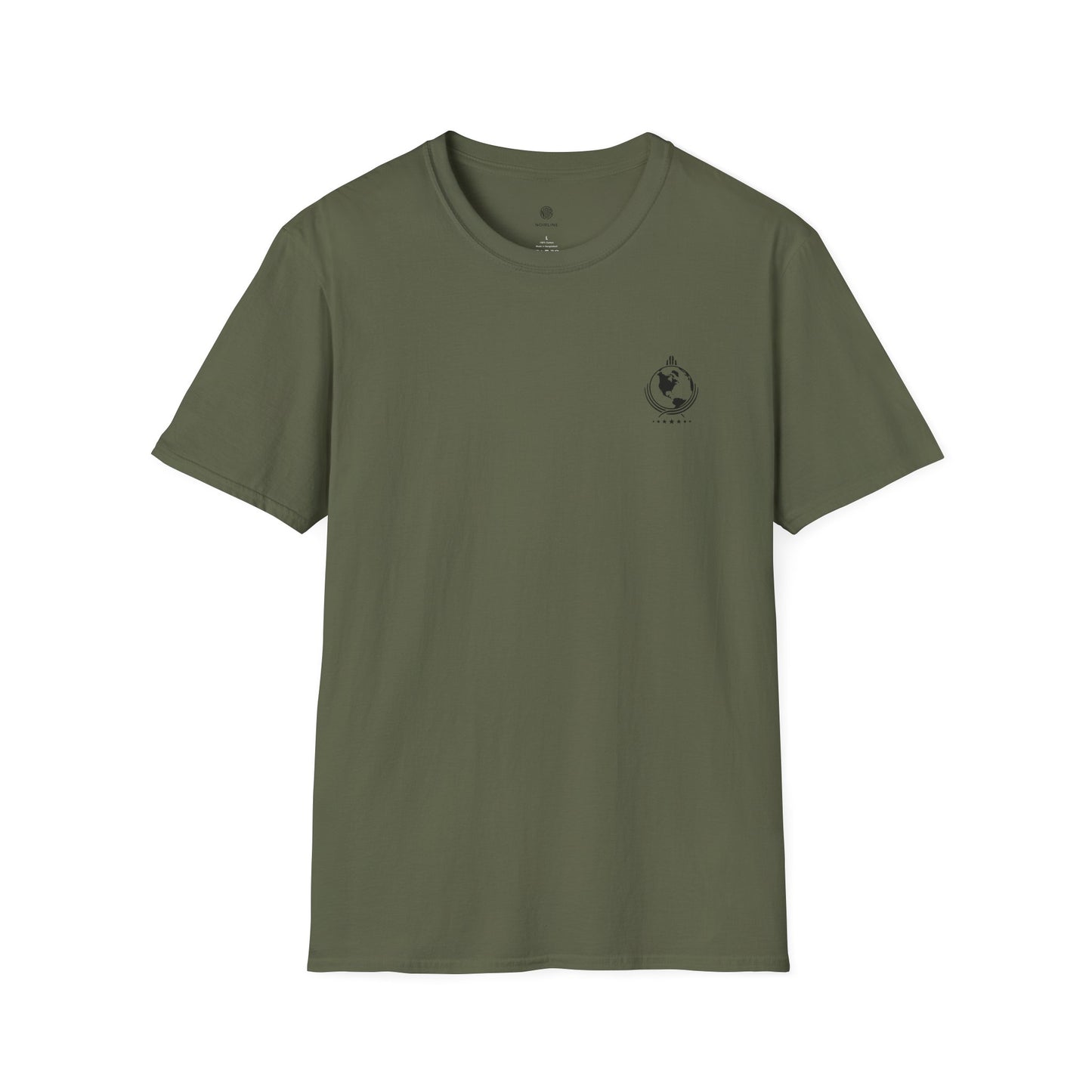 Helldriver Lucy Liberty T-Shirt — Retro Watersport Illustration ("Live Fast, Stay Salty")