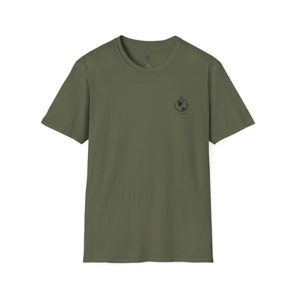 Helldriver Lucy Liberty T-Shirt — Retro Watersport Illustration ("Live Fast, Stay Salty")