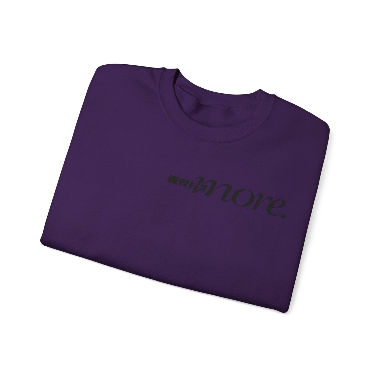 Minimal "Give More."  Crewneck Sweatshirt