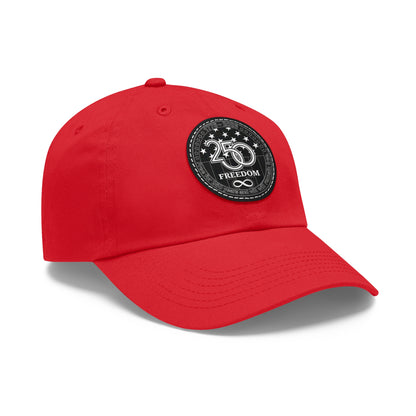 Freedom 250 Leather Patch Dad Hat