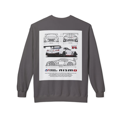 NISMO GT-R Illustration Crewneck Sweatshirt — "I don't chase trophies, I chase the feeling"