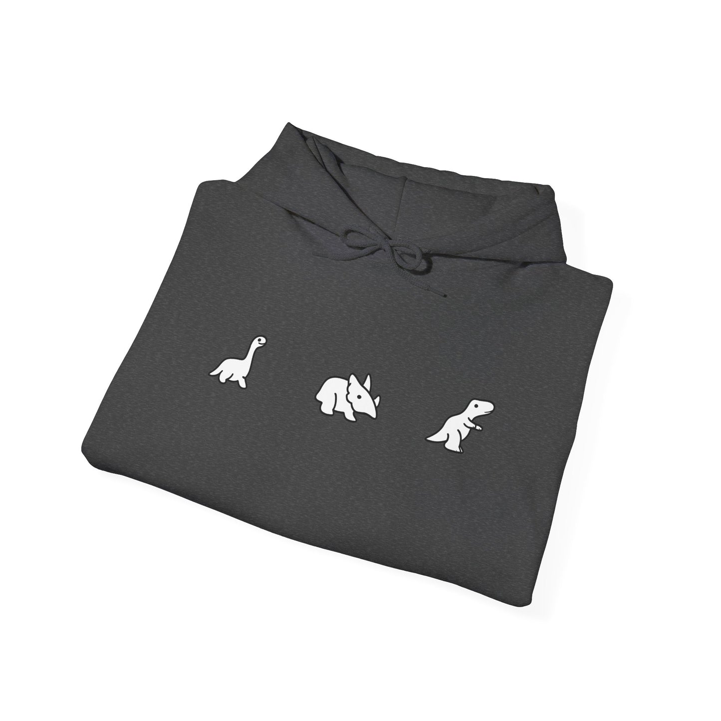 Minimal Dinosaur Trio Hoodie