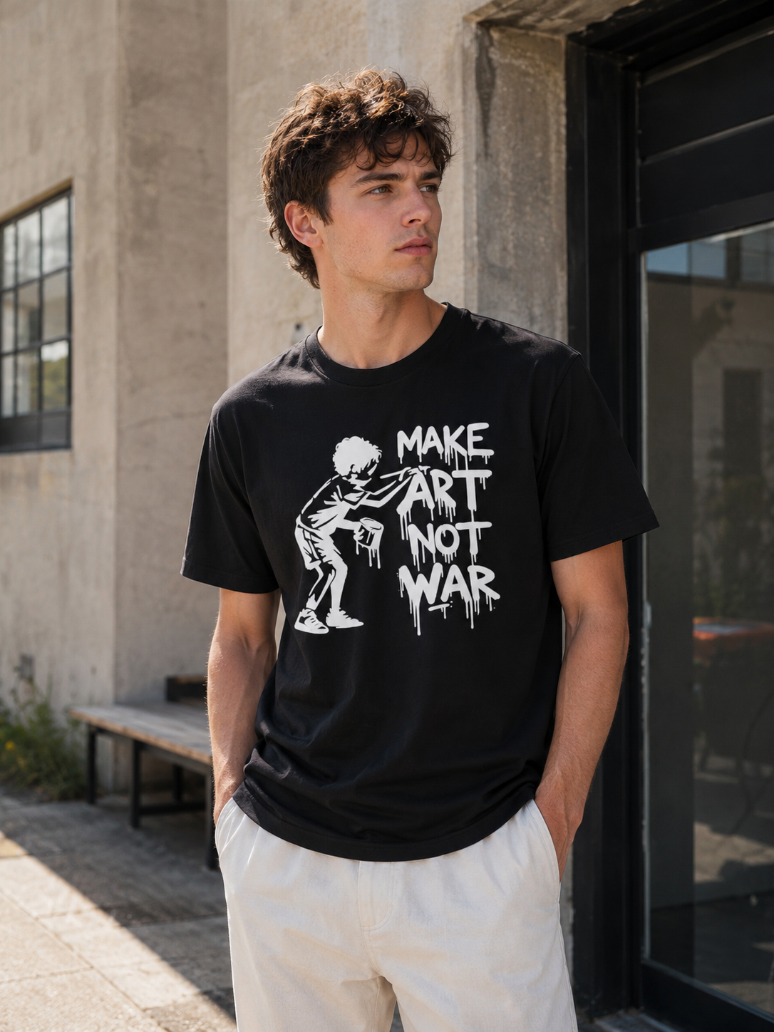 Make Art Not War T-Shirt