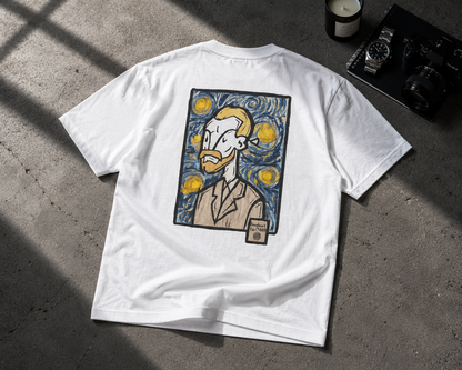 Van Gogh Starry Night Portrait T-Shirt