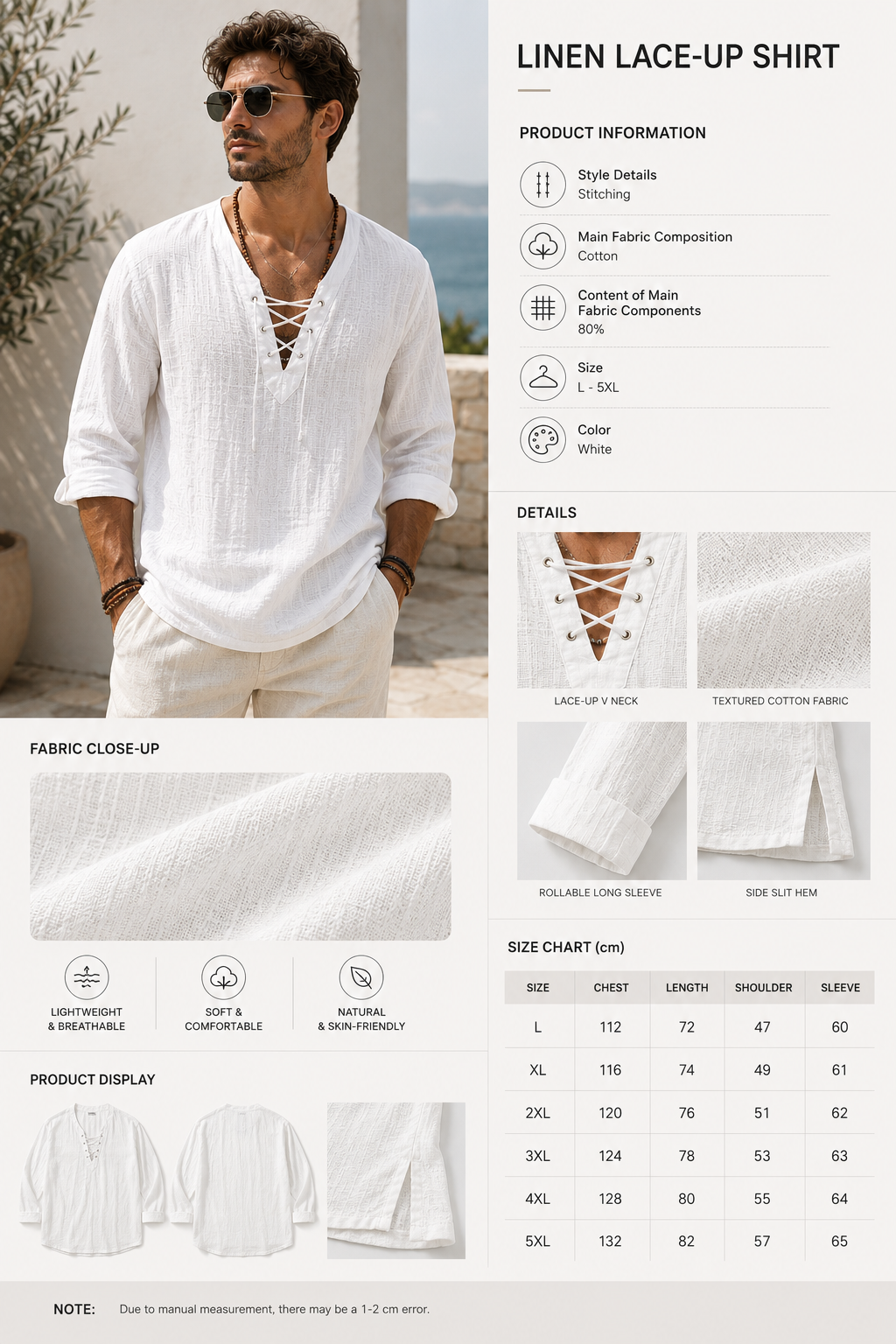 Linen Up Corn Mid Sleeved T-shirt