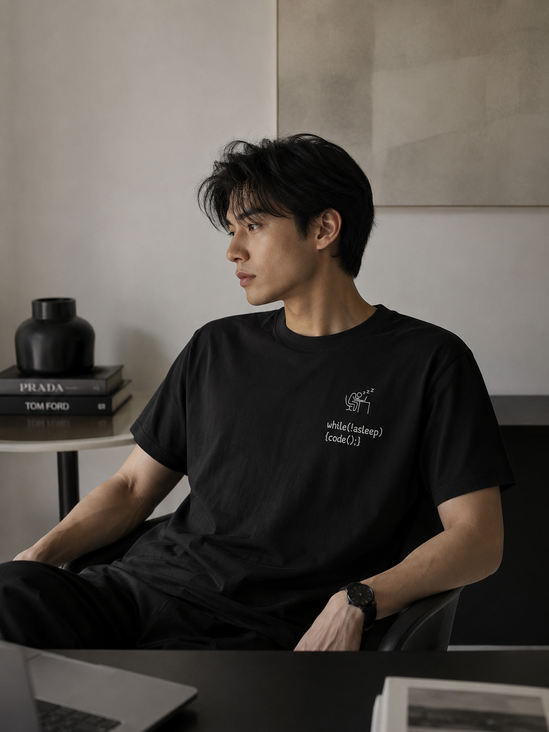 Asleep coding T‑Shirt