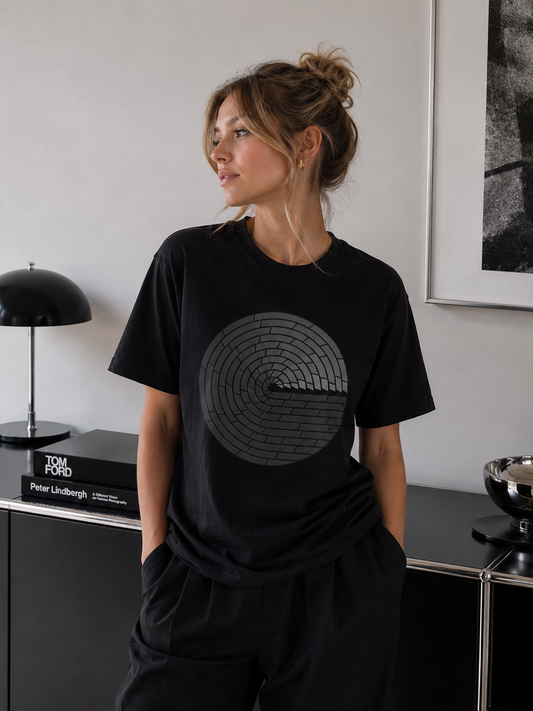 Minimal Circular Brick T-Shirt